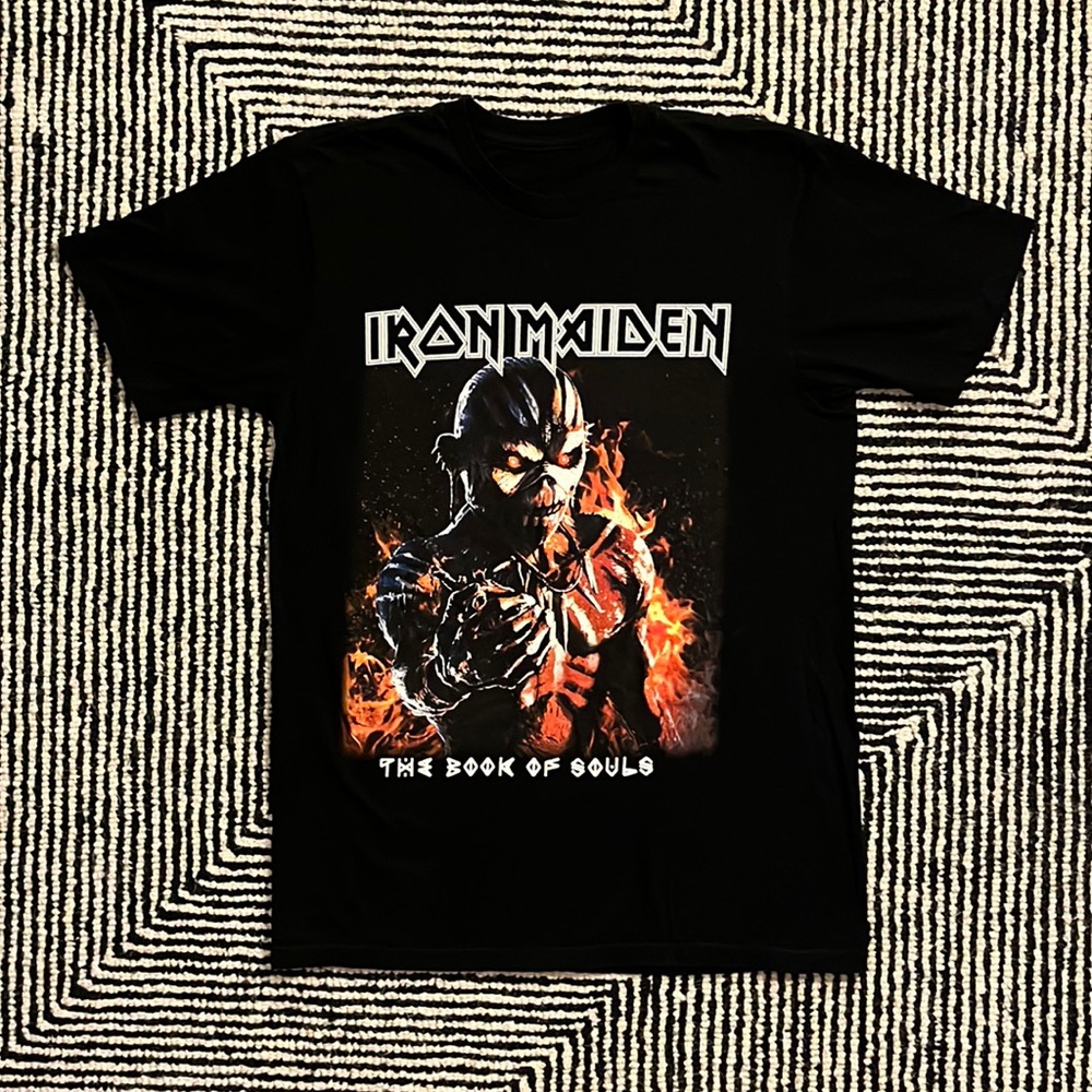 Iron Maiden 2017 The Book Of Souls US Tour Concert T-shirt